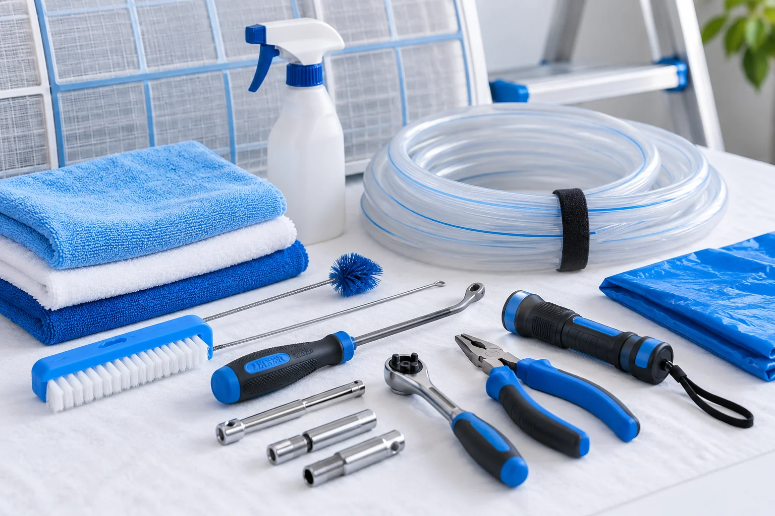 Organised air conditioning service materials Organised air conditioning service materials